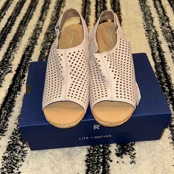 Rockport Women’s Briah Perforated Slingback Sandal New With Box Size 11 - Picture 6 of 8